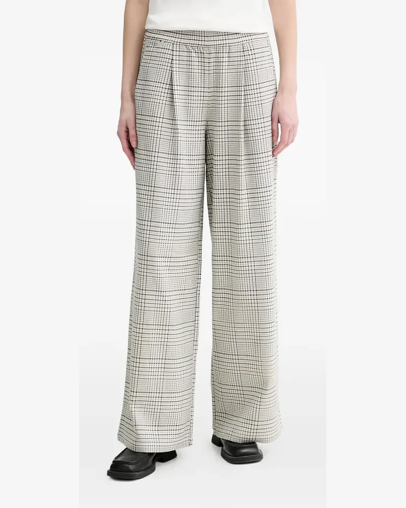 Marc O'Polo checked pleated trousers - Nude Nude