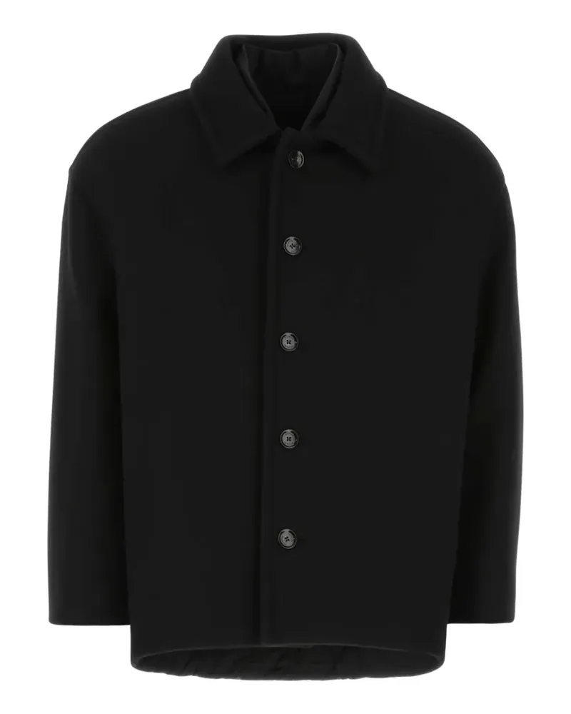 Valentino Garavani buttoned coat - Schwarz Schwarz