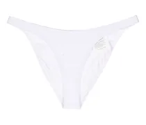 Hoch geschnittenes Bikinihöschen - Weiß