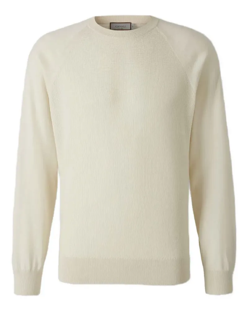 Canali Pullover aus Seidengemisch - Nude Nude