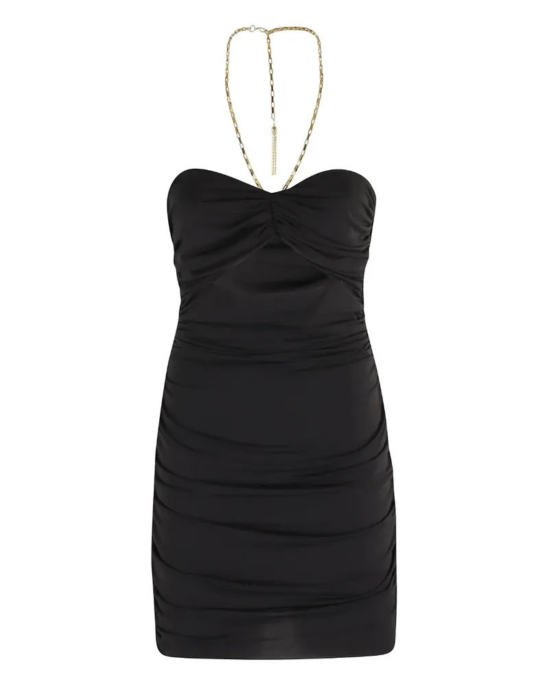 Amen Kleid mit Ketten - Schwarz Schwarz