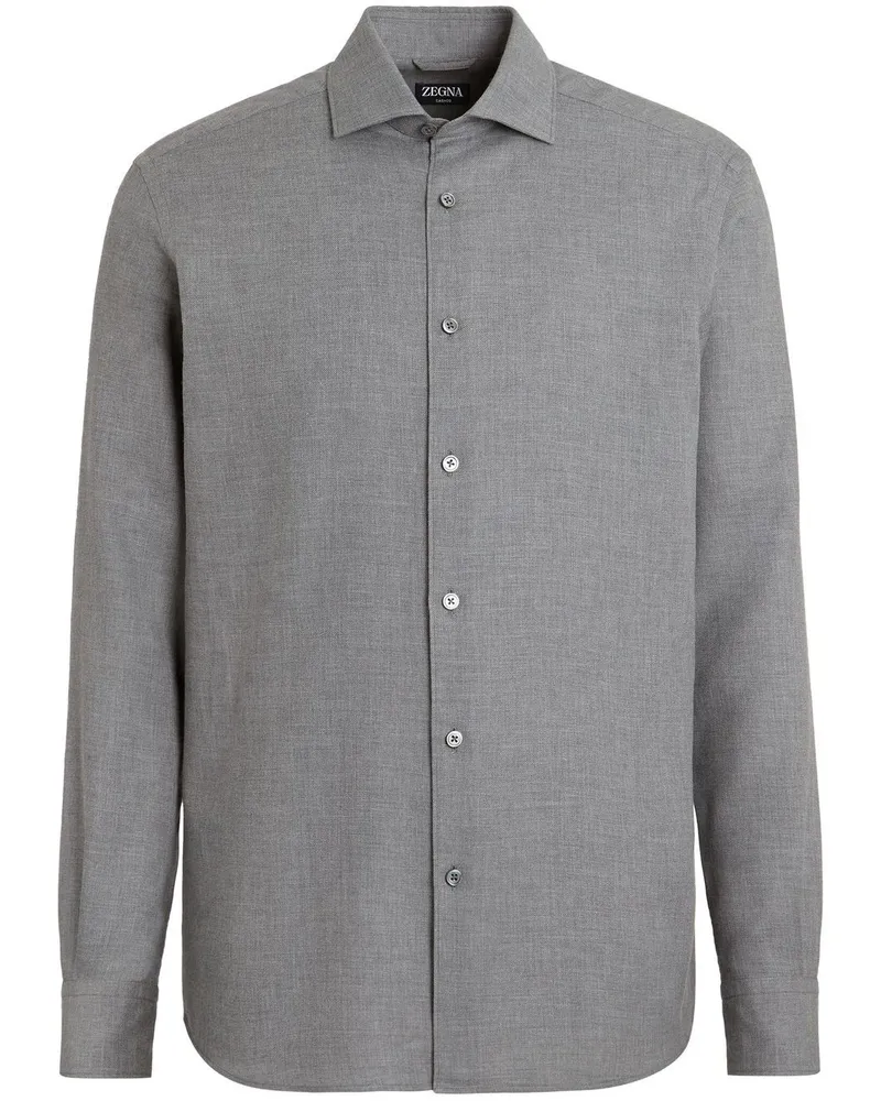 Ermenegildo Zegna Klassisches Hemd - Grau Grau