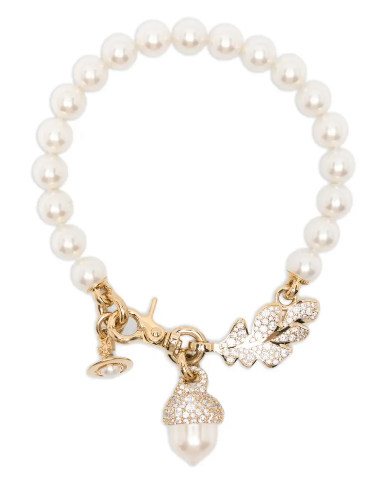Vivienne Westwood pearl embellished pendant necklace - Weiß Weiß