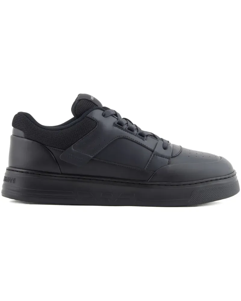 Emporio Armani Sneakers mit Einsätzen - Blau Blau