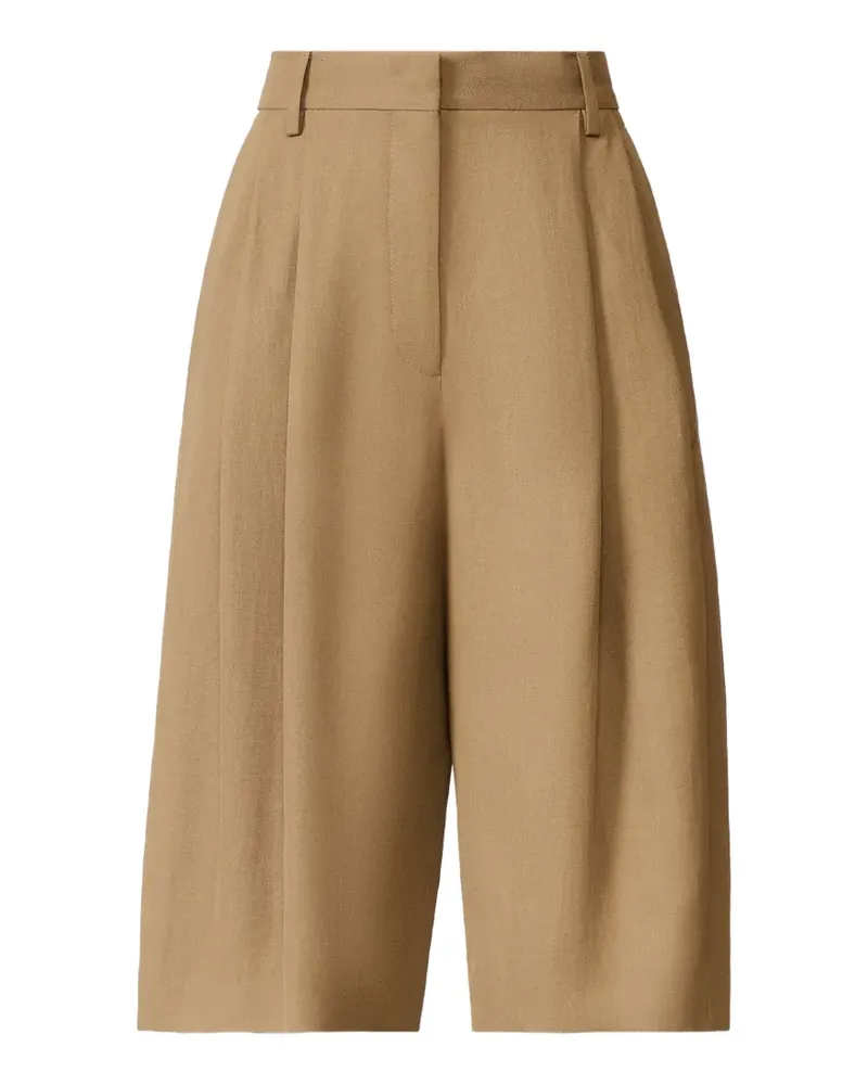 Fabiana Filippi pocket pleated shorts - Braun Braun