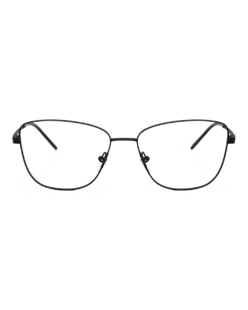 Emporio Armani Brille mit Cat-Eye-Gestell - Schwarz Schwarz