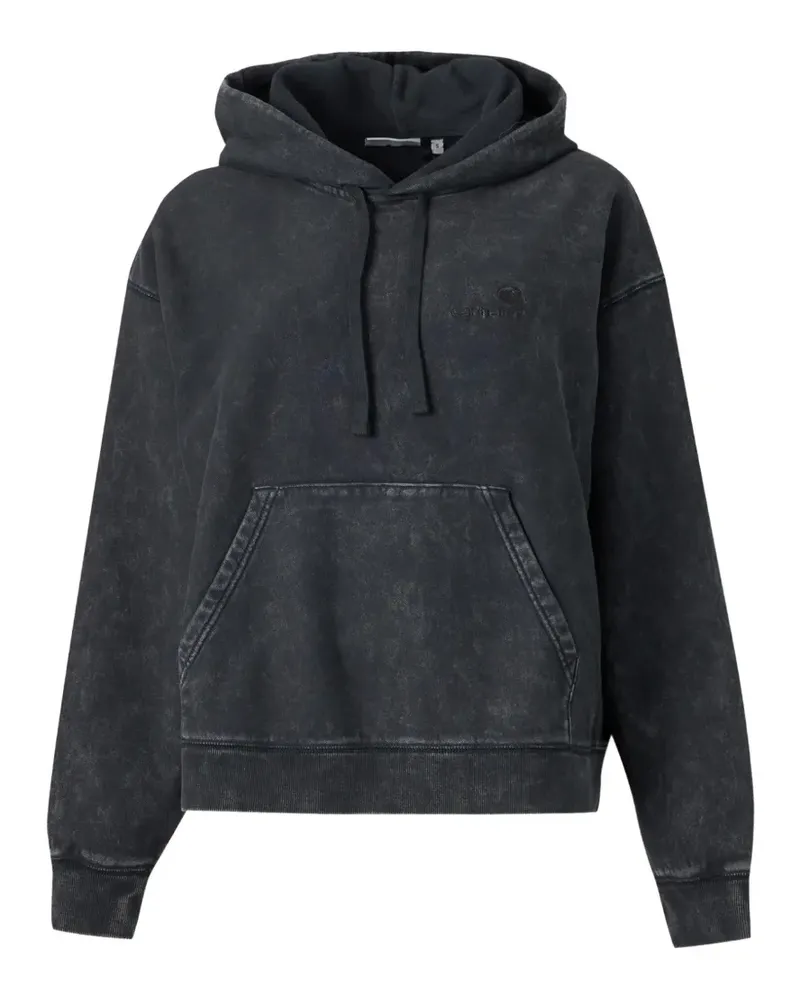 Carhartt WIP Lambert Hoodie mit Acid-Wash-Effekt - Schwarz Schwarz
