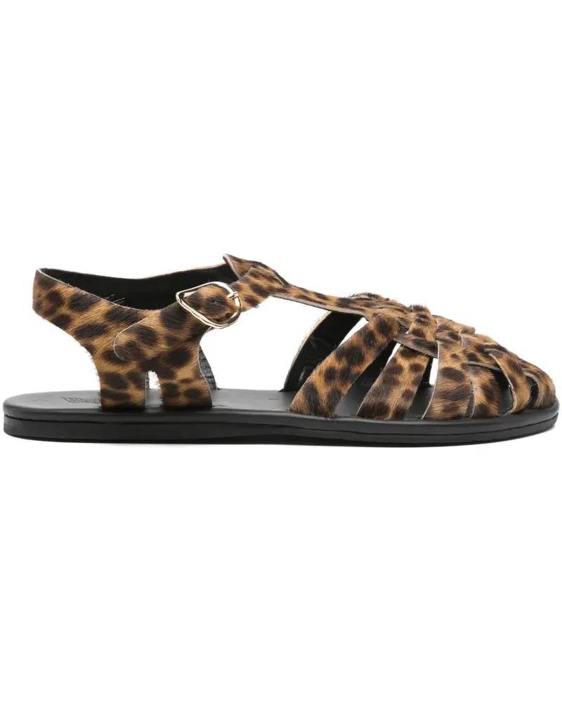 Ancient Greek Sandals Karina pony cage sandals - Braun Braun