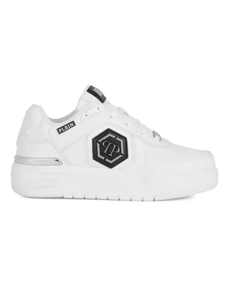 Philipp Plein SK8R logo low-top sneakers - Weiß Weiß