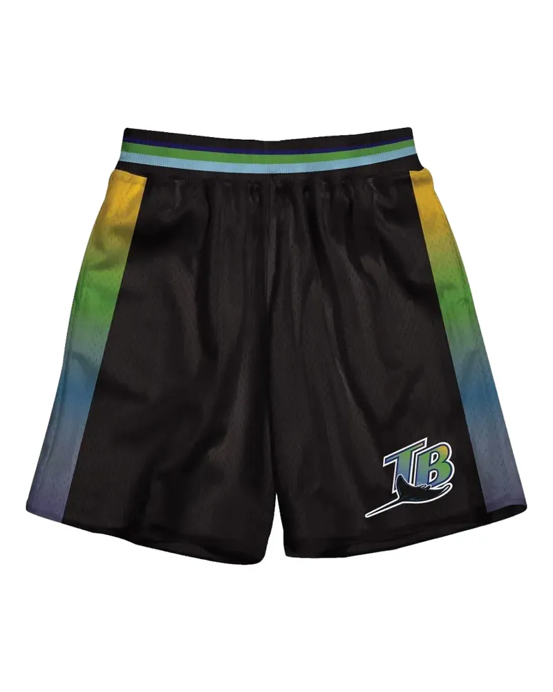 Mitchell & Ness Joggingshorts mit elastischem Bund - Schwarz Schwarz