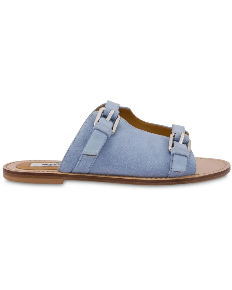 Moschino Sandalen mit Schnallen - Blau Blau