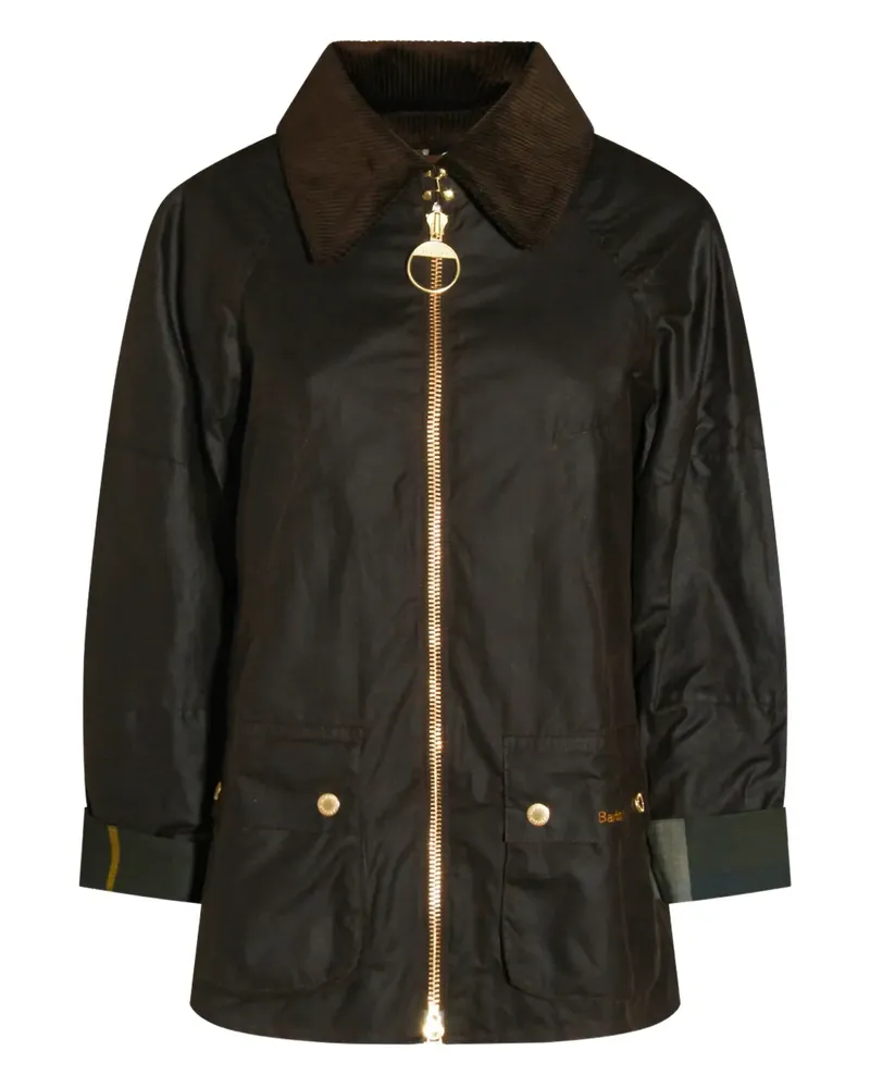 Barbour Allerston Mantel mit Cordkragen - Grün Grün