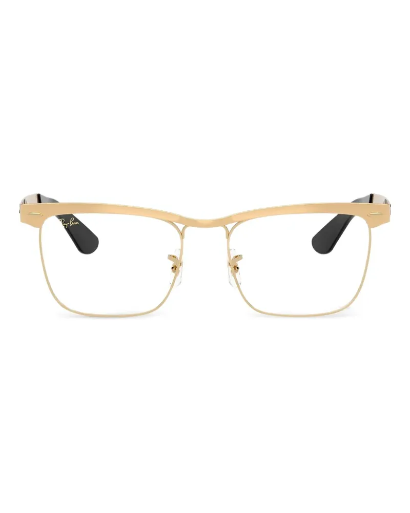 Ray Ban Wayfarer Deluxe Brille mit eckigem Gestell - Gold Gold
