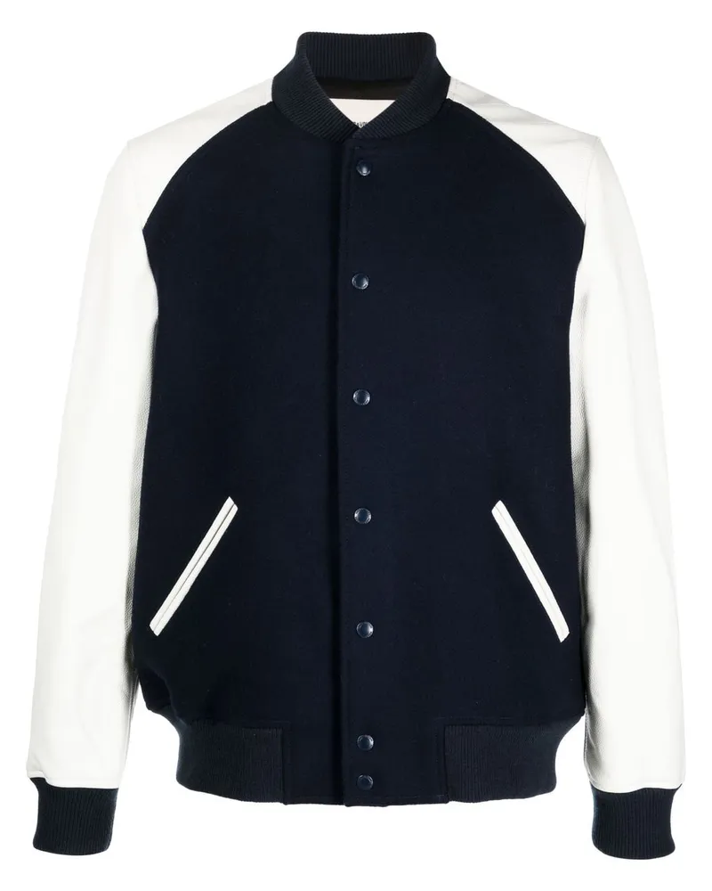 Zadig & Voltaire Birdieh Bomberjacke mit Kontrasteinsätzen - Blau Blau