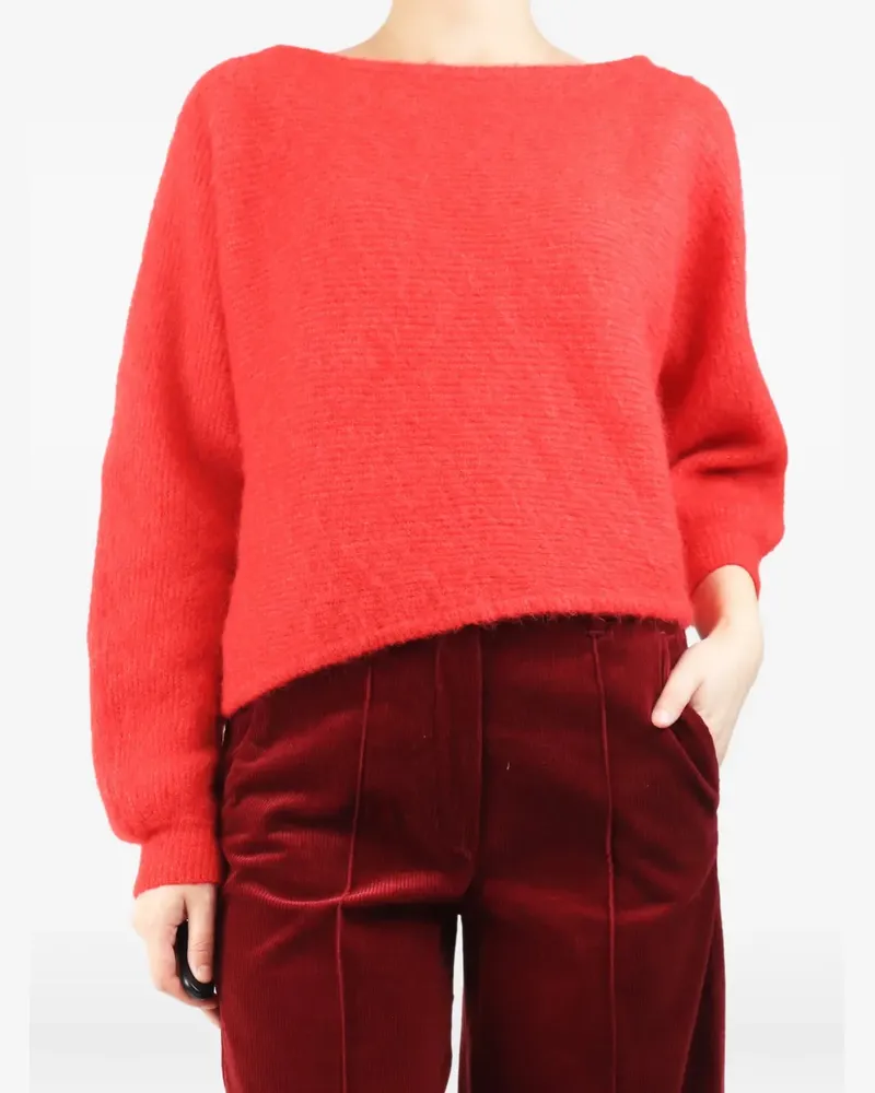 ba&sh off-shoulder long-sleeved sweater - Rot Rot