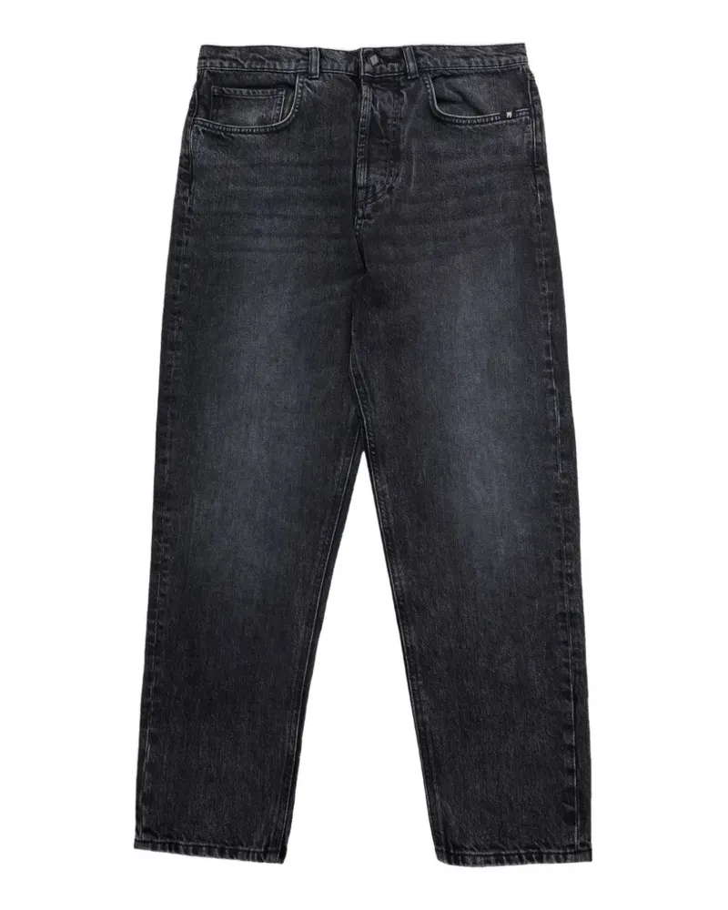 Amish Hose mit Gürtelschlaufen - Schwarz Schwarz