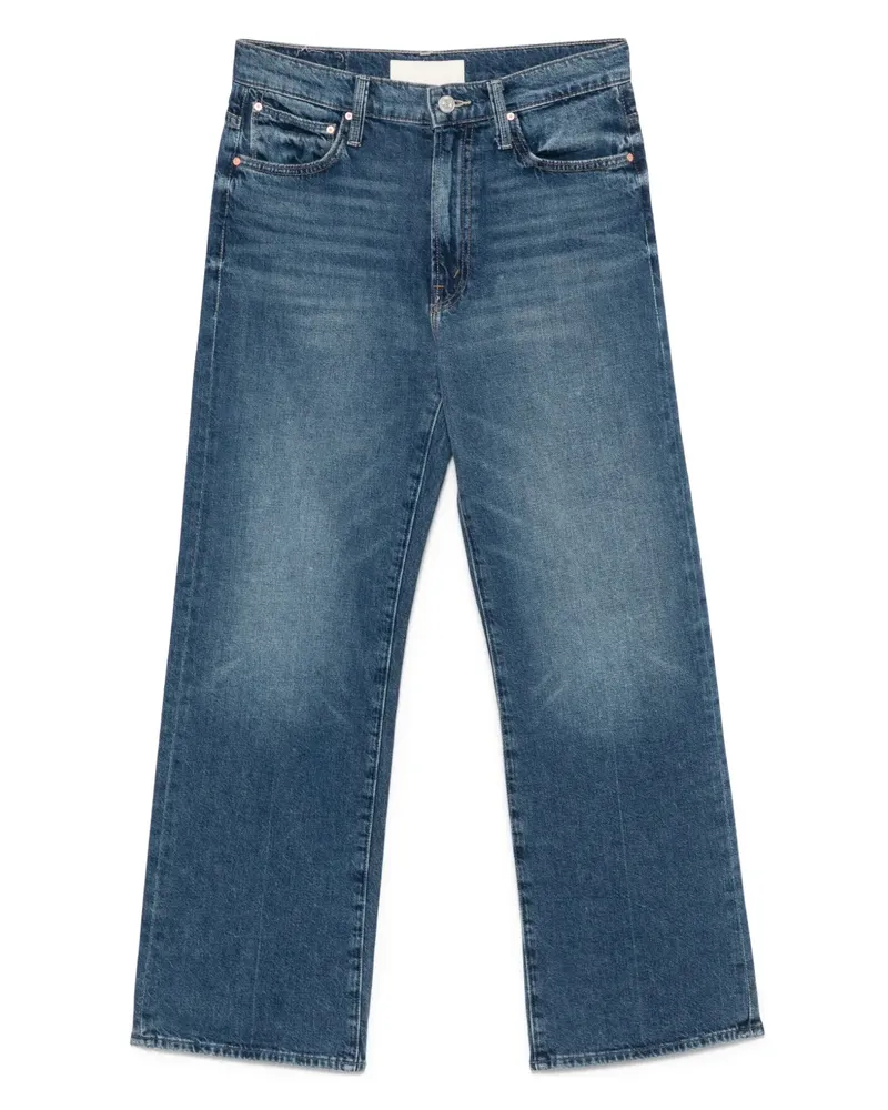 Mother Jeans mit geradem Bein - Blau Blau