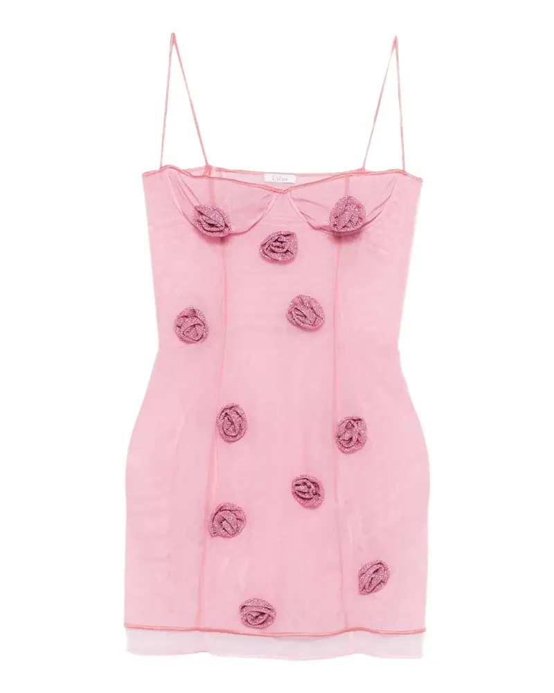 Oséree rose balconette mini dress - Rosa Rosa