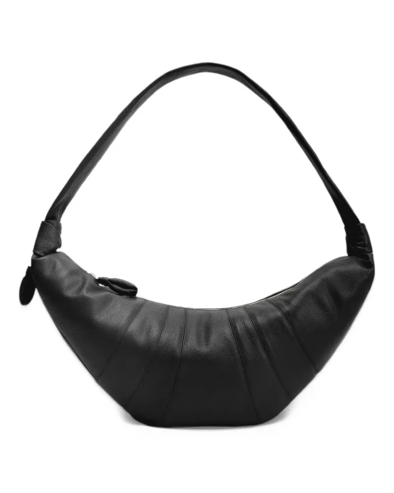 Christophe Lemaire Croissant Schultertasche - Schwarz Schwarz