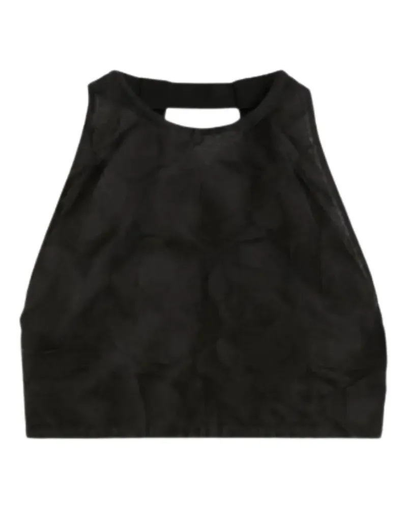 Max Mara Mxsfumetto cut-out crop top - Schwarz Schwarz
