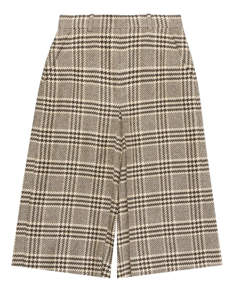 Yves Saint Laurent Plaid Trousers - Nude Nude
