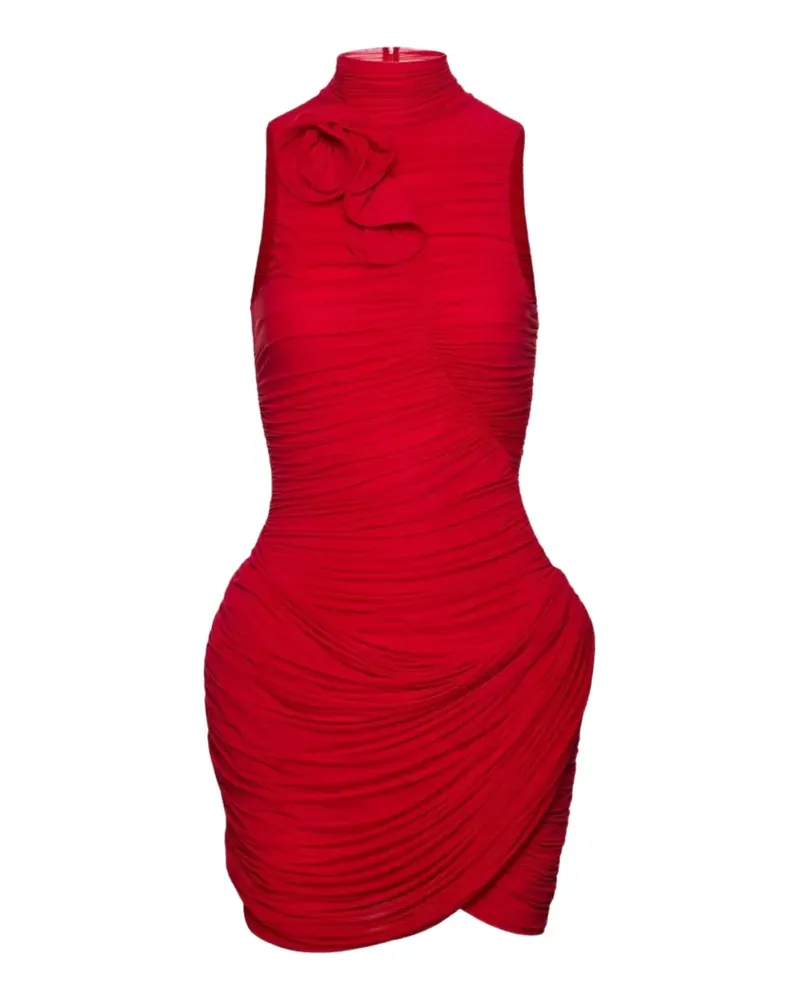 Magda Butrym flower draped mini dress - Rot Rot