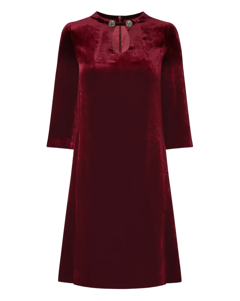 JANE Atelier Whisper keyhole mini dress - Rot Rot