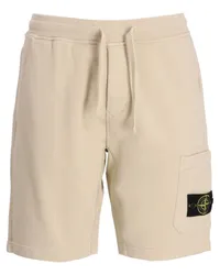 Stone Island Joggingshorts mit Kompass-Applikation Nude