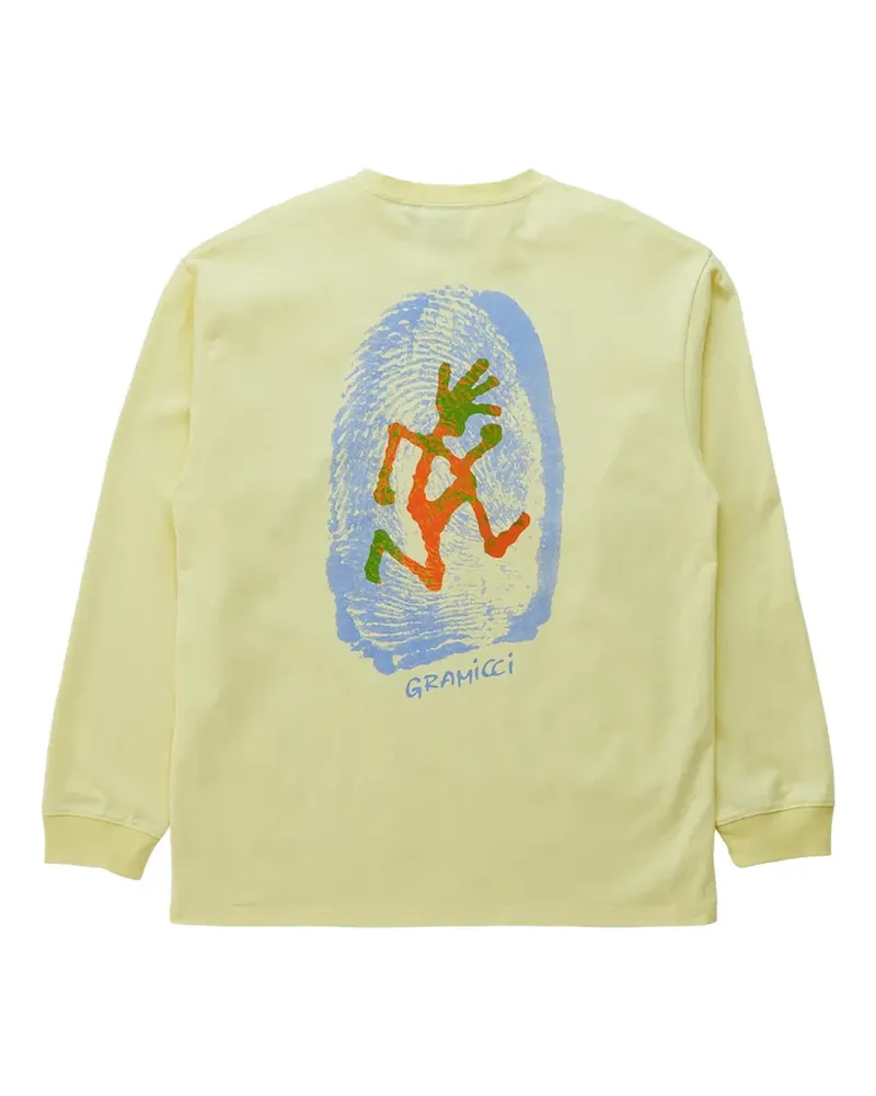 GRAMICCI thumbprint long-sleeve sweatshirt - Grün Grün