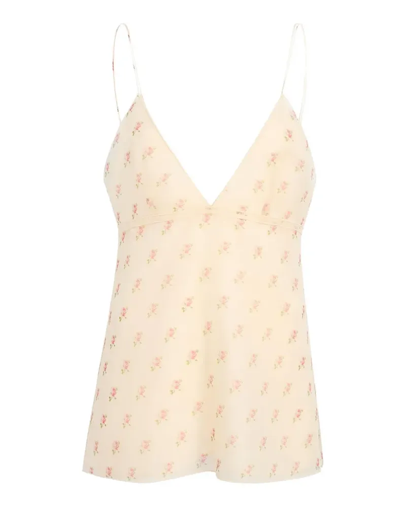 KHAITE Gemustertes Oberteil - Rosa Rosa