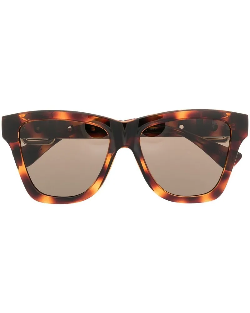 Moschino Sonnenbrille in Schildpattoptik - Braun Braun