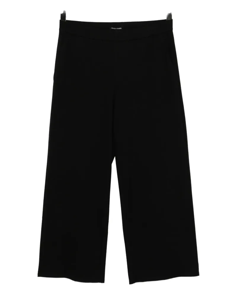 Eileen Fisher elasticated-waistband trousers - Schwarz Schwarz
