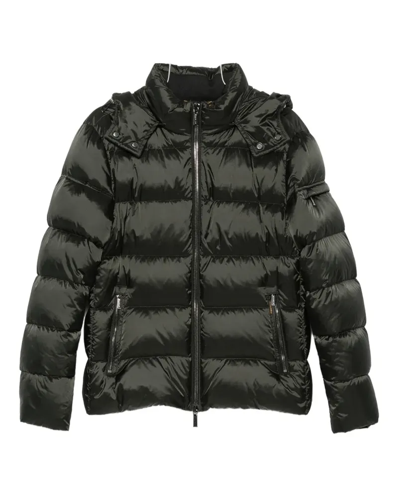 MOORER Brett quilted hooded jacket - Grün Grün