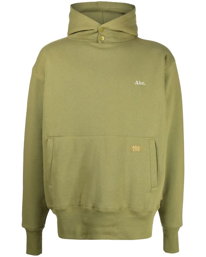 Abc. Double Weight Hoodie Grün