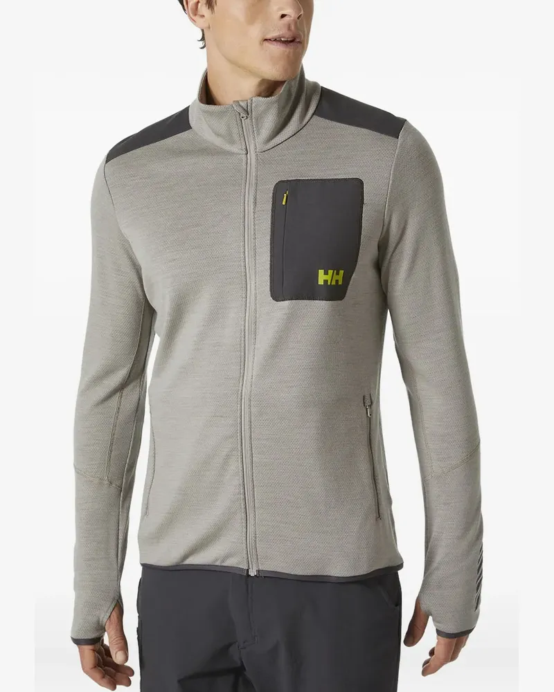 Helly Hansen Jacke mit Logo-Print - Grau Grau