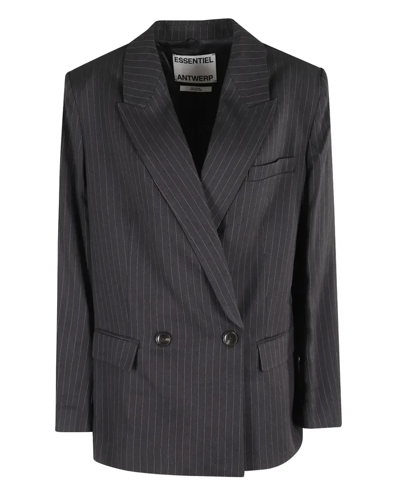 Essentiel pinstripe double-breasted blazer - Grau Grau