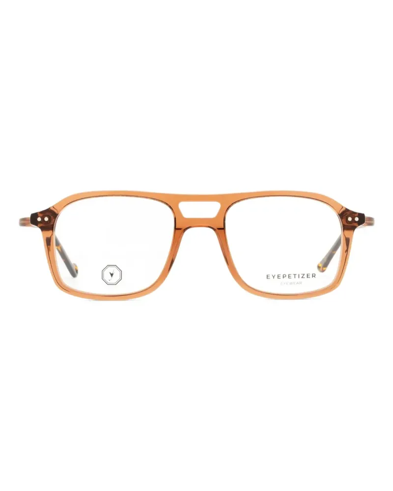 Eyepetizer Big Sur pilot-frame glasses - Braun Braun