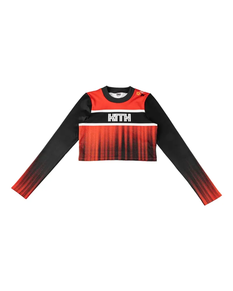 KITH Valen Surge Oberteil mit Logo-Print - Rot Rot