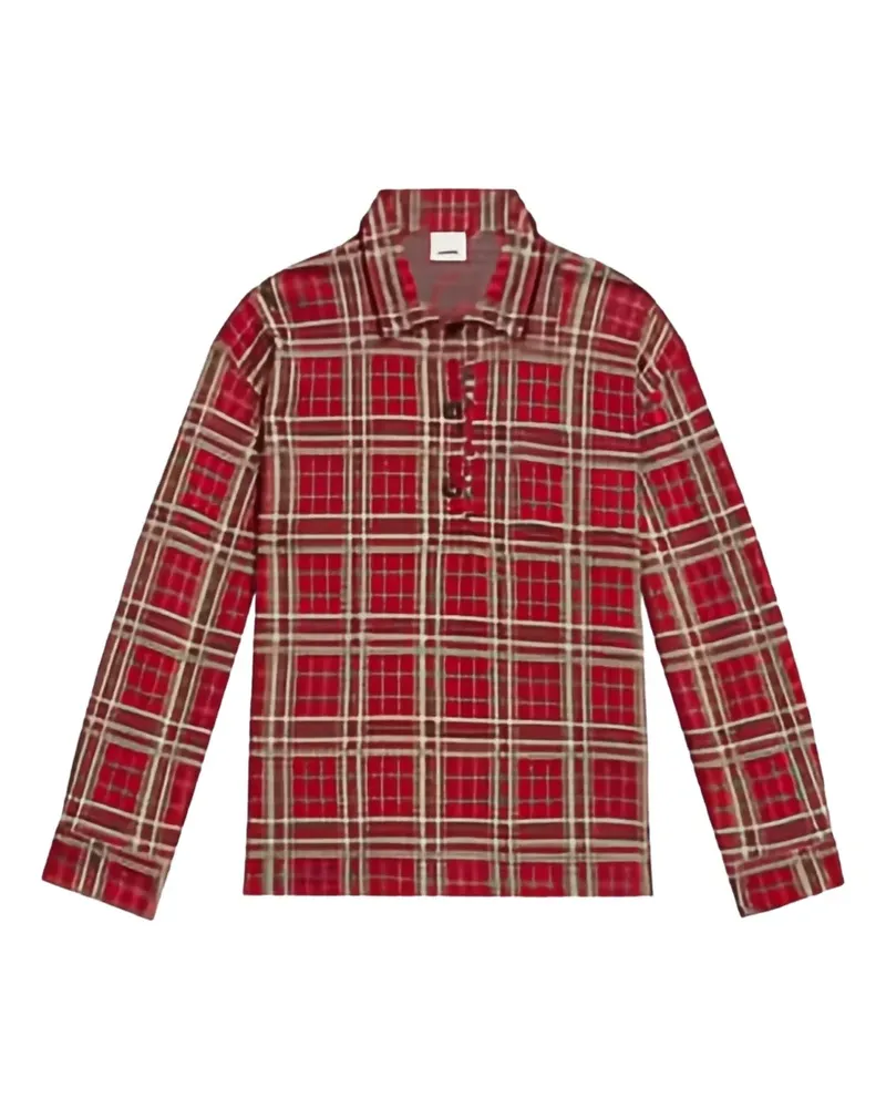 Isabel Marant Bruna checked cotton shirt - Rot Rot