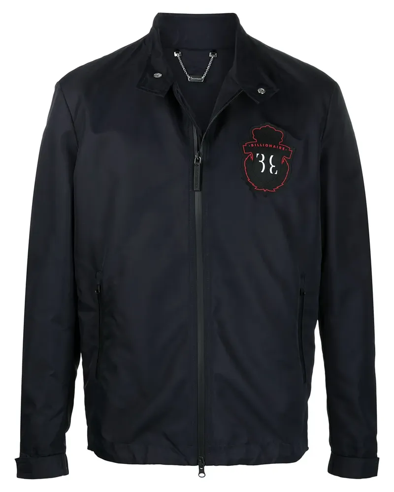 Billionaire Leichte Jacke mit Wappen - Blau Blau