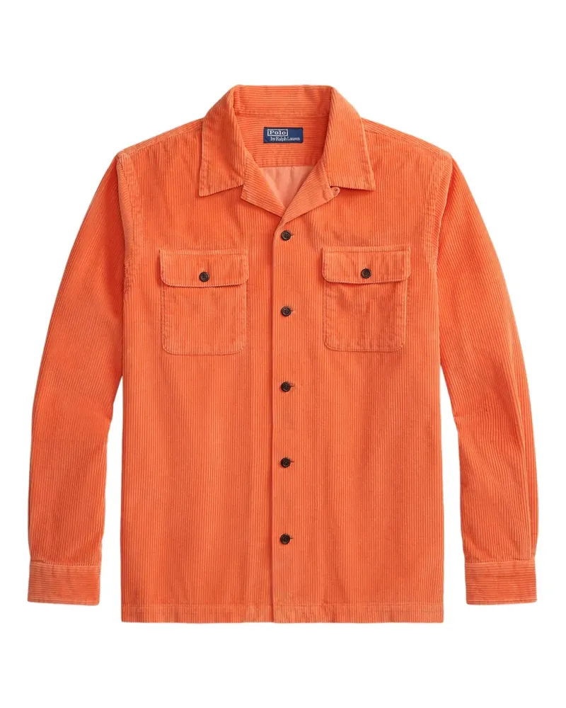 Ralph Lauren Hemdjacke aus Cord - Orange Orange