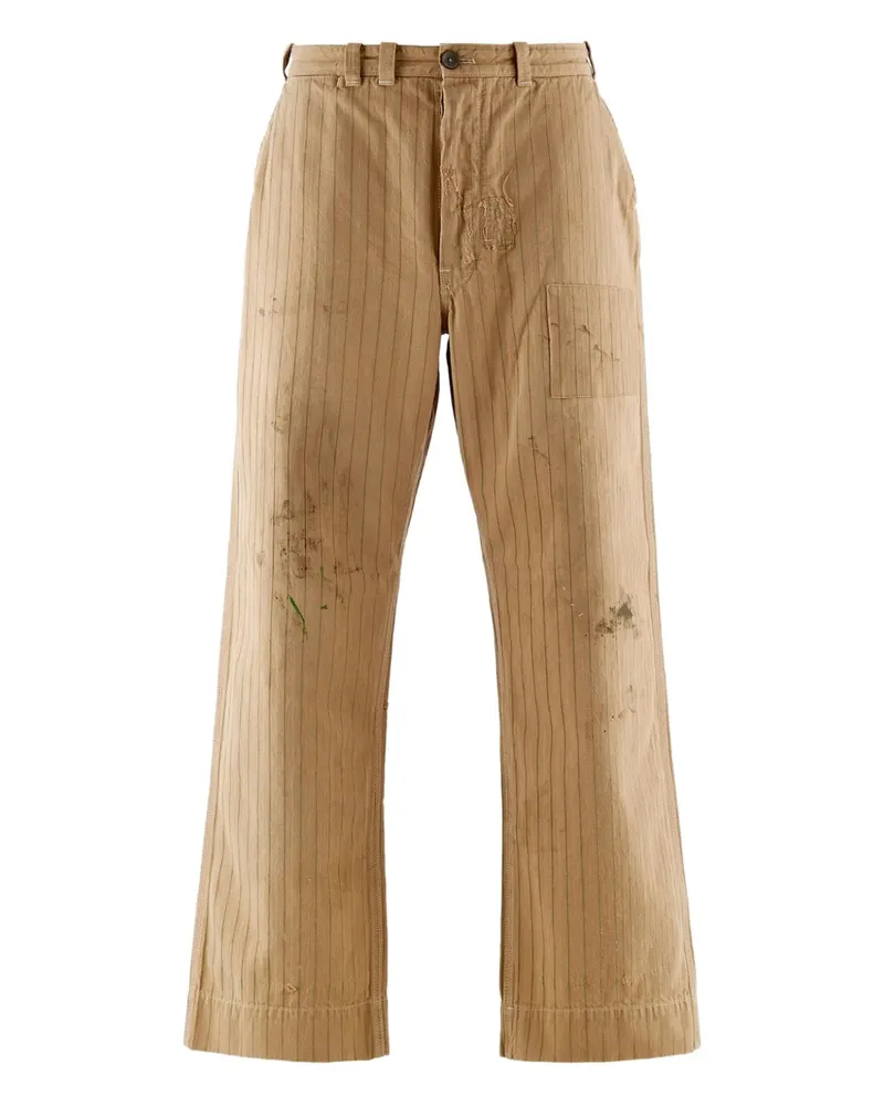 SAINT MXXXXXX Hose mit Nadelstreifen - Braun Braun