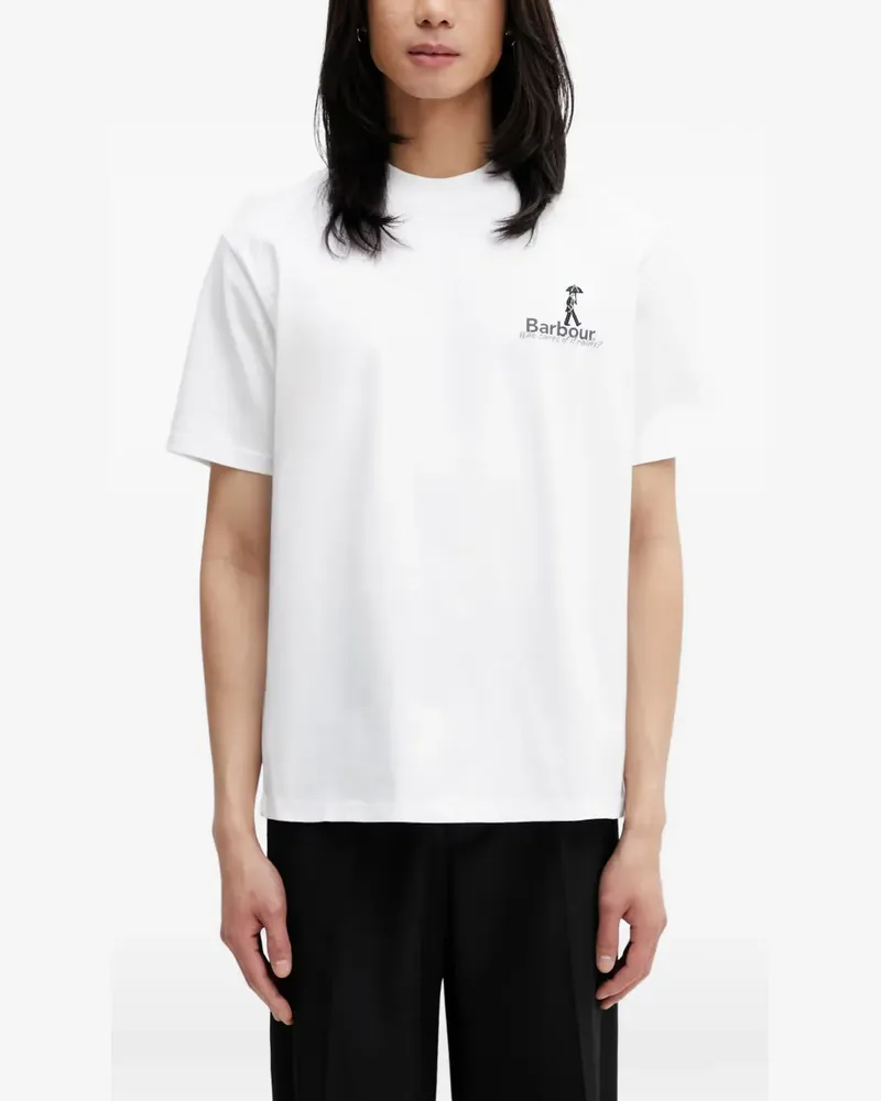 Barbour Oversized T-shirt - Weiß Weiß