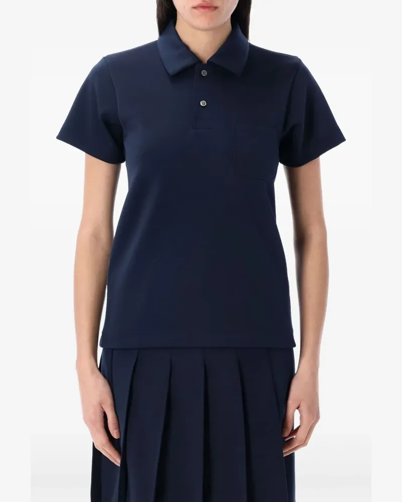 Comme des Garçons Poloshirt mit kurzen Ärmeln - Blau Blau