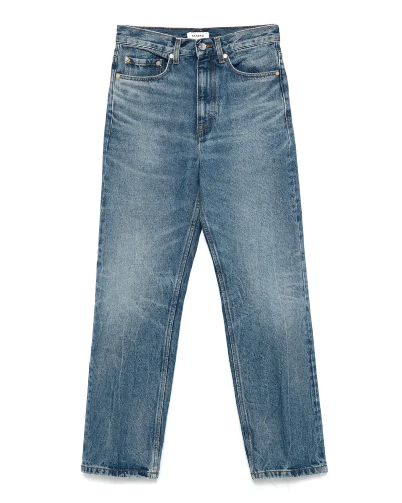 Sandro Ausgeblichene Jeans - Blau Blau