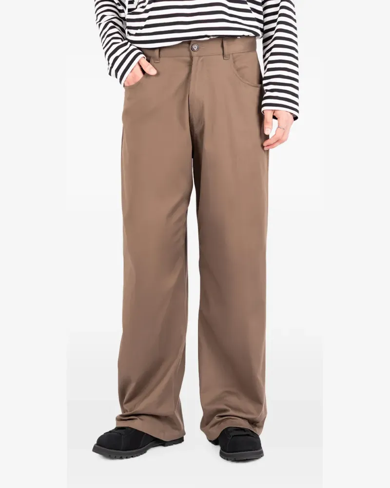 Société Anonyme Red Cross straight-leg trousers - Braun Braun