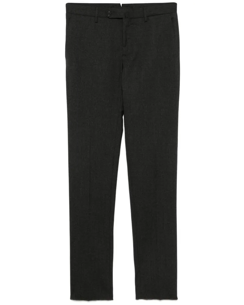 Incotex Hose mit Tapered-Bein - Grau Grau