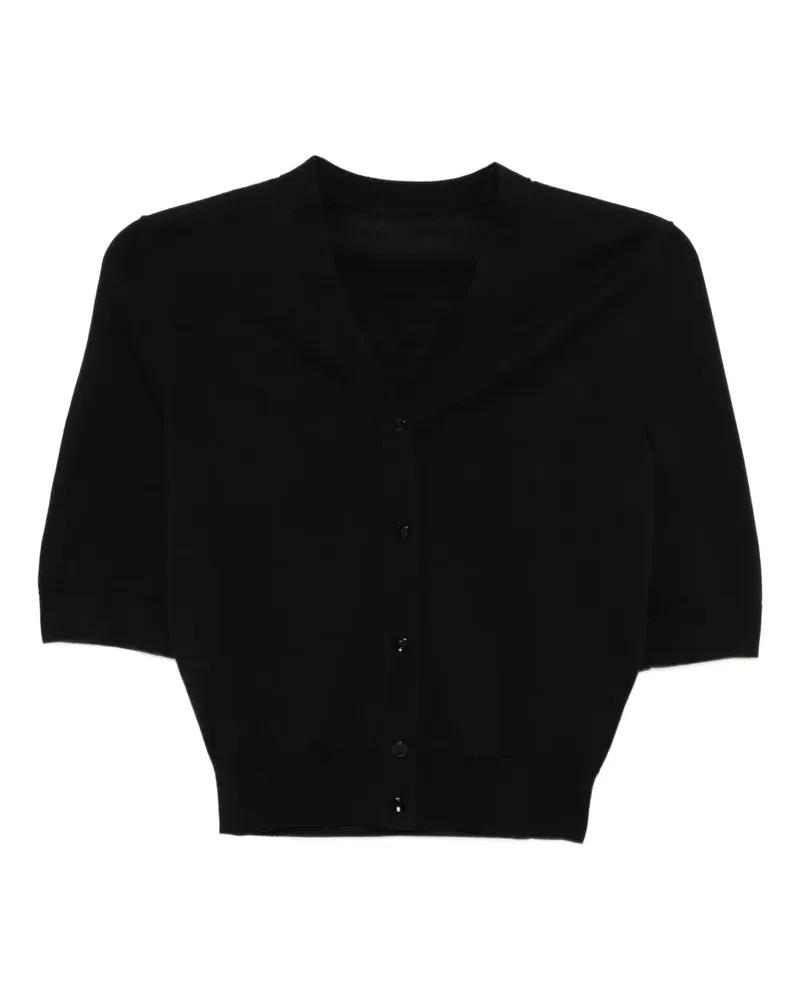 JNBY Klassischer Cropped-Cardigan - Schwarz Schwarz