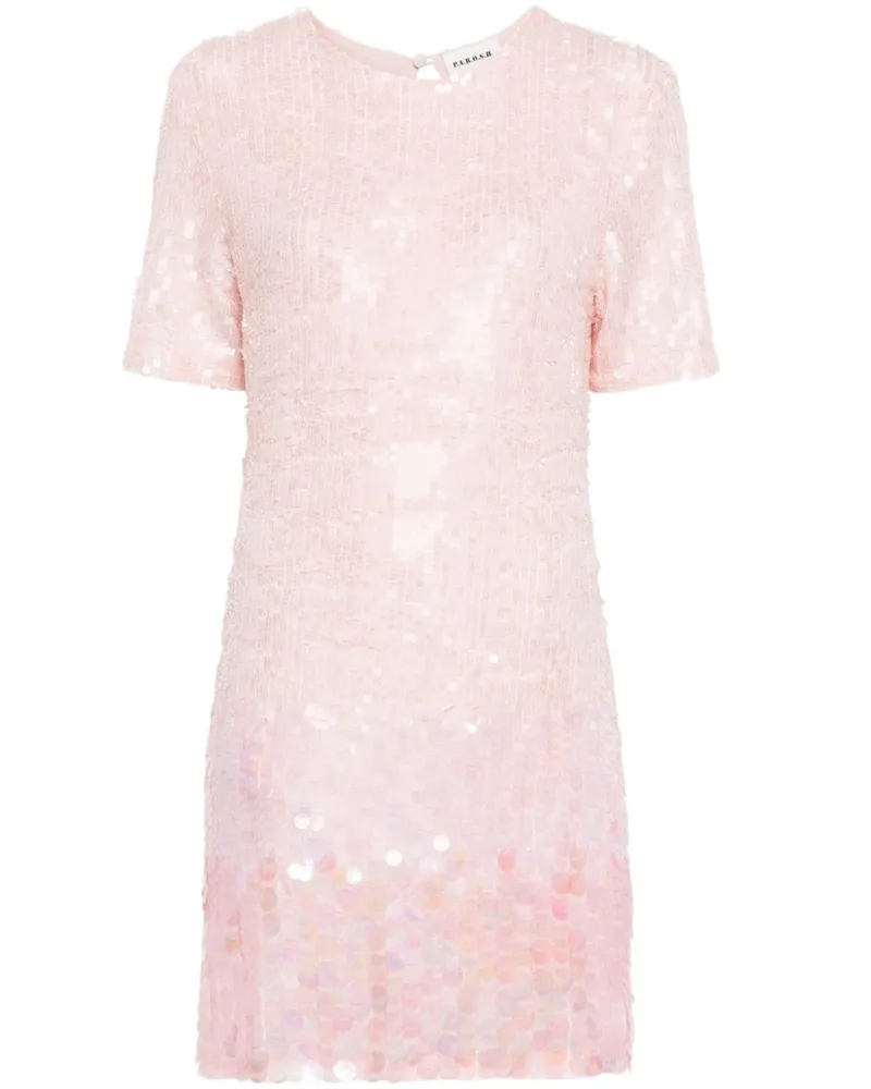 P.A.R.O.S.H. P.A.R.O H. Gia Minikleid mit Pailletten - Rosa Rosa