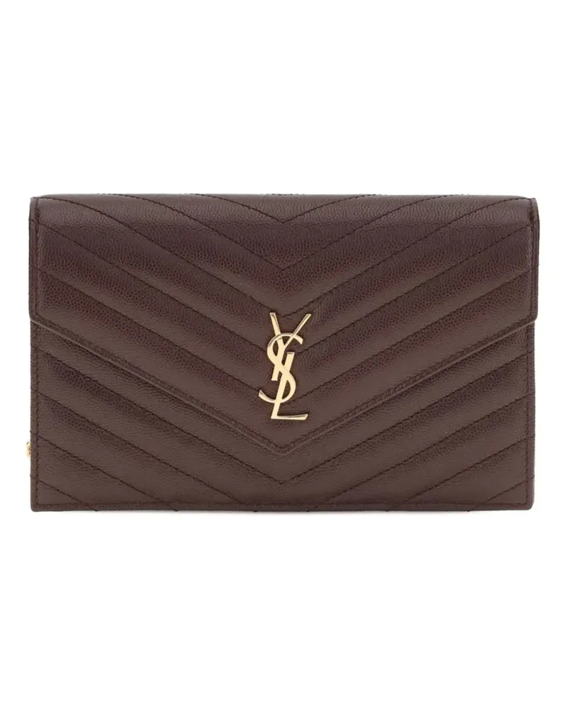 Saint Laurent Cassandre quilted leather mini bag - Rot Rot